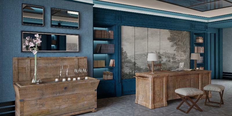 Hotel Antigua Palma - Casa Noble Bagian luar foto Interior of the library