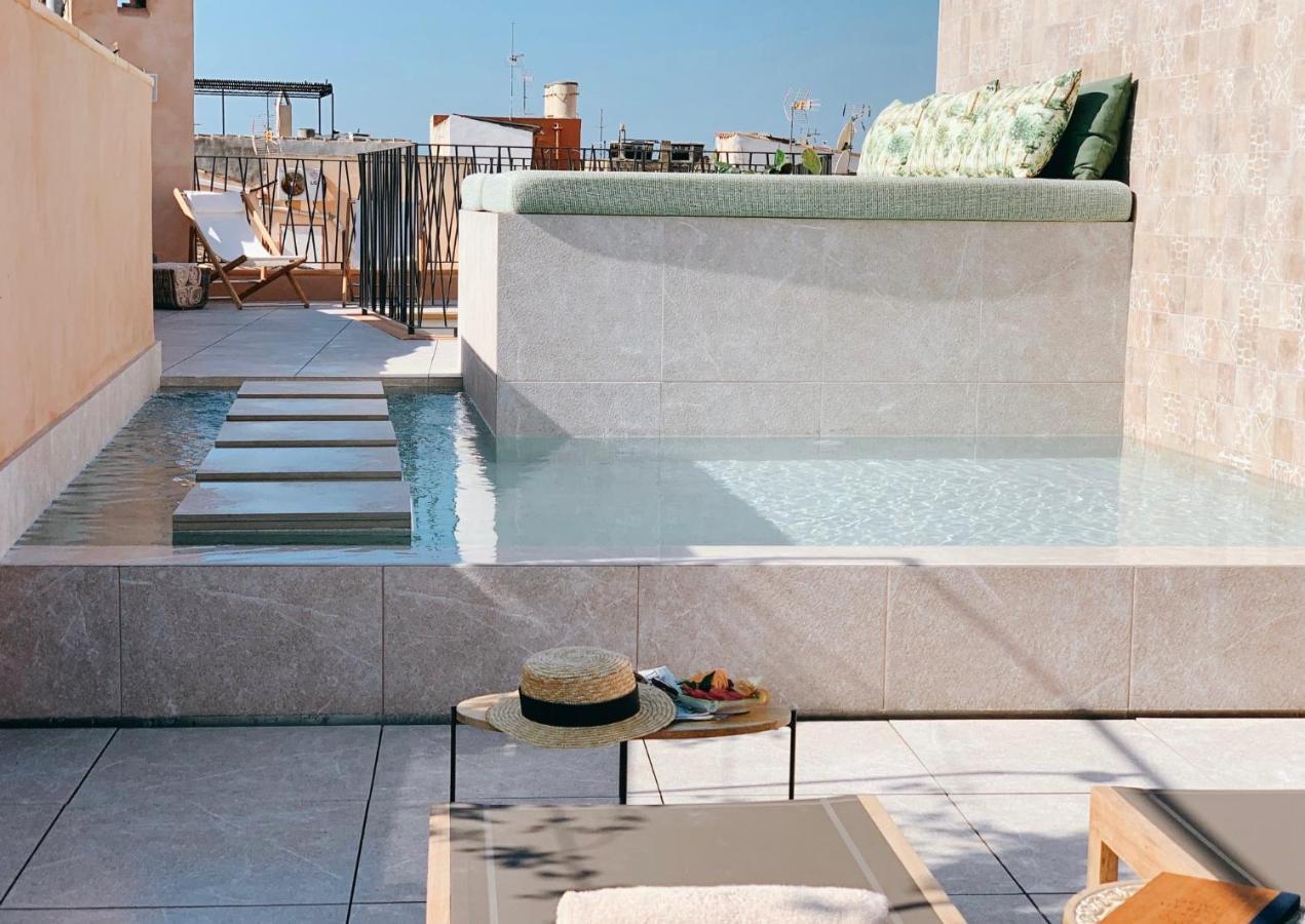 Hotel Antigua Palma - Casa Noble Bagian luar foto Rooftop pool at the Hotel